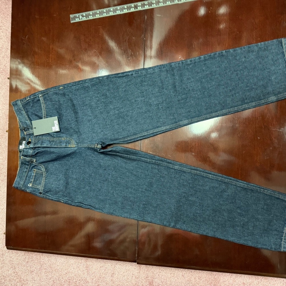 The Kooples Womens Straight Leg Indigo Denim Jeans Size 26 Dark Wash New
